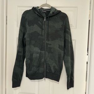 Banana Republic Zip-Up Sweater with Hood - M